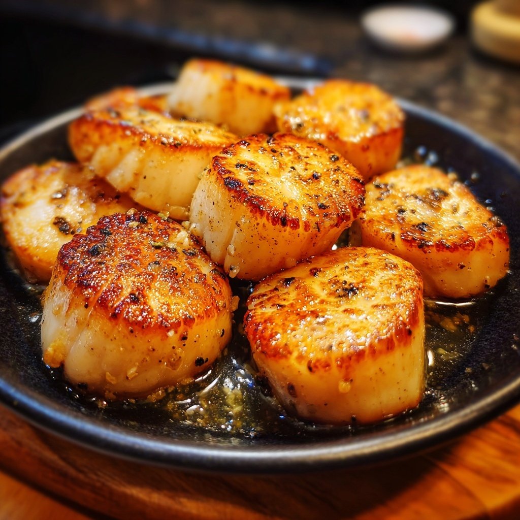 Easy Seared Scallops