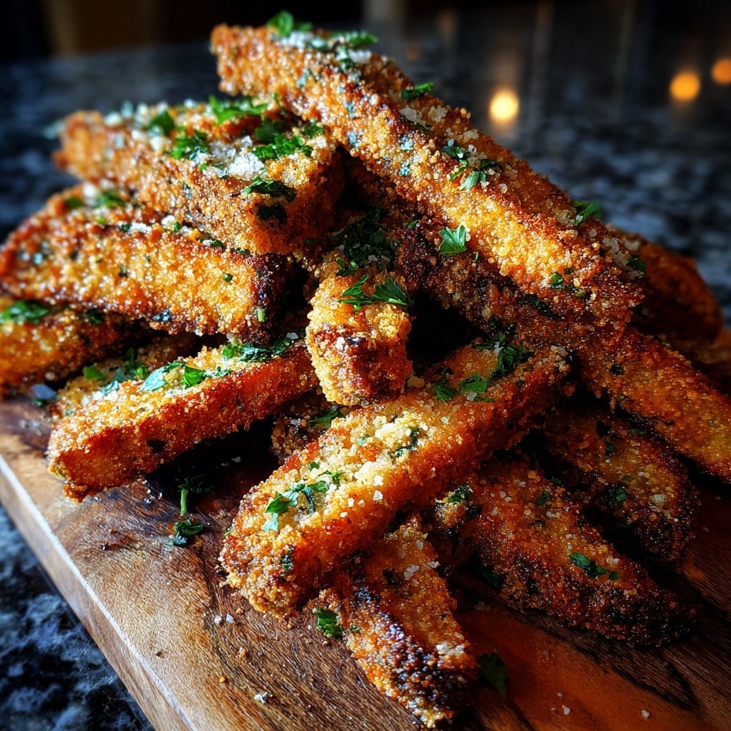 Crispy Eggplant Veggie Fries