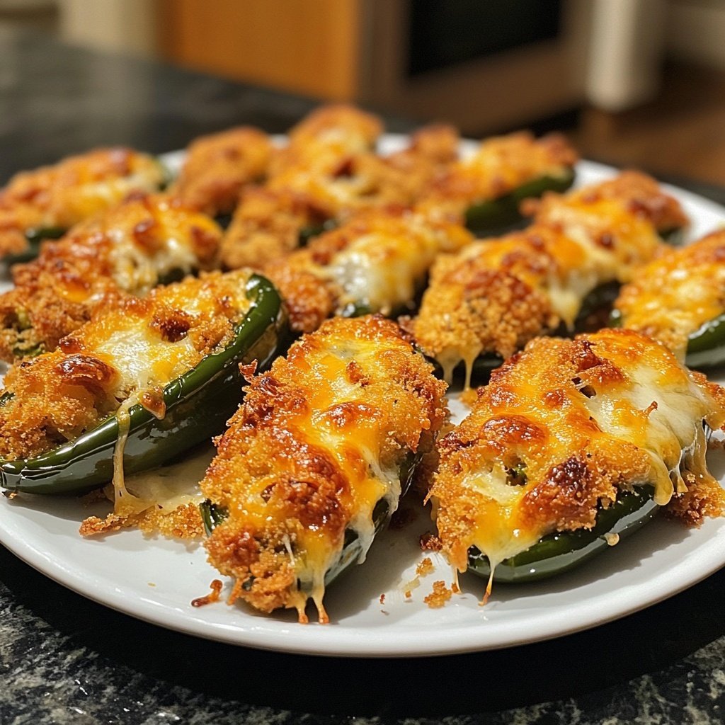 Jalapeno Poppers with Smoked Cheese