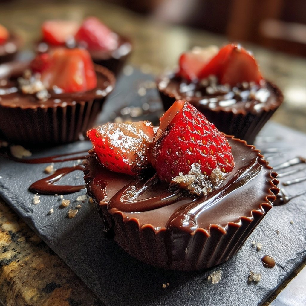 Luxury Chocolate Strawberry Cups