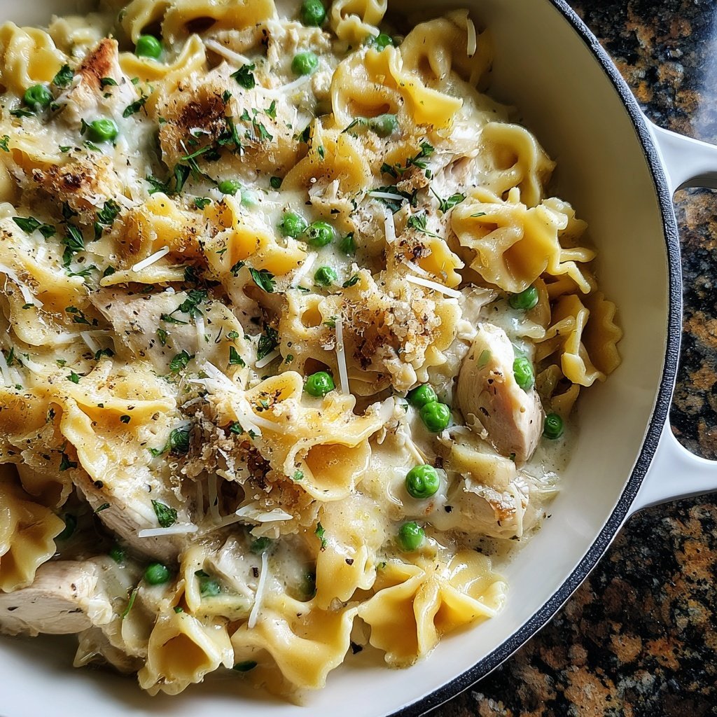 Creamy Chicken Pot Pie Pasta