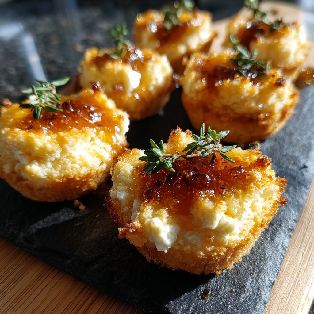 Sweet & Savory Goat Cheese & Honey Bites – A Perfect Appetizer!