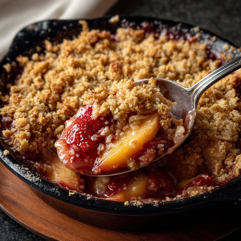 Strawberry Peach Crisp