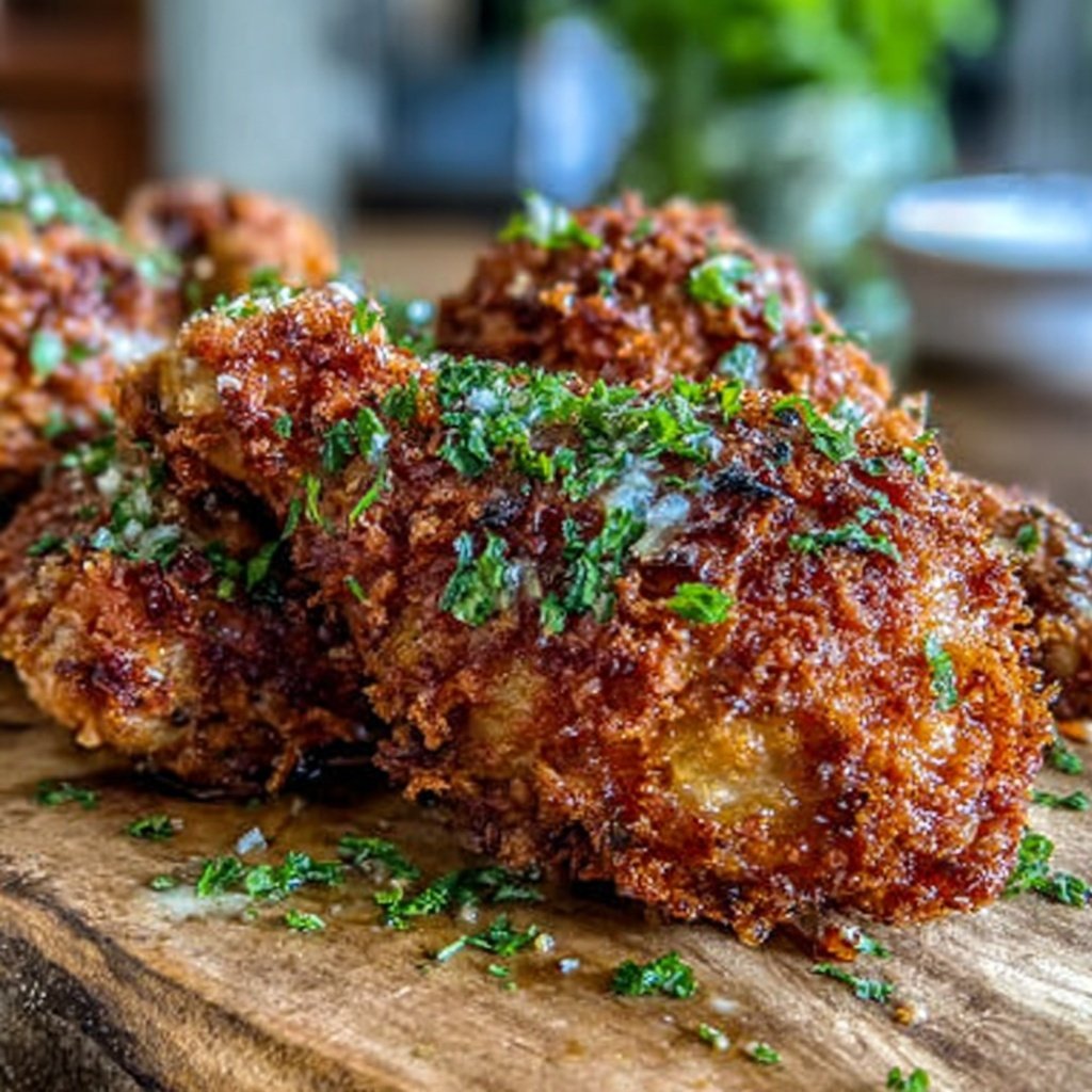 Drumstick Chicken With Garlic Parmesan