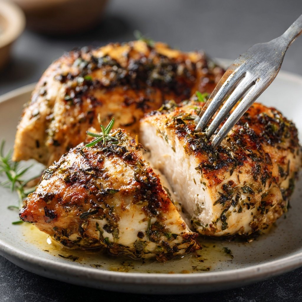 Juicy Oven Baked Chicken Breast