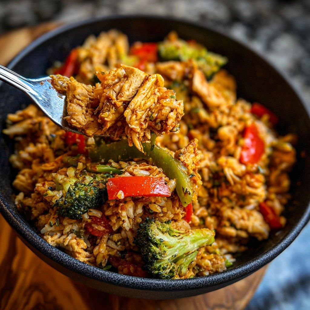 High Protein Turkey Rice Bowl