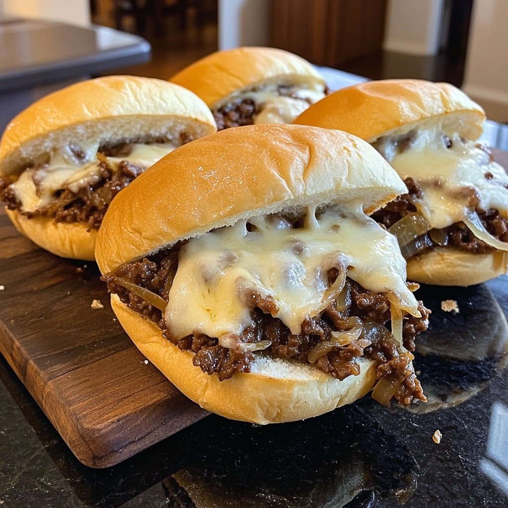 Philly Cheesesteak Sloppy Joes